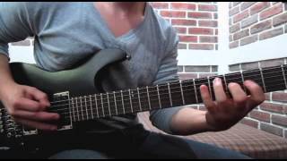 Rhapsody of Fire / Luca Turilli - Heroes of the Waterfalls' Kingdom - Guitar Solo Cover + TABS