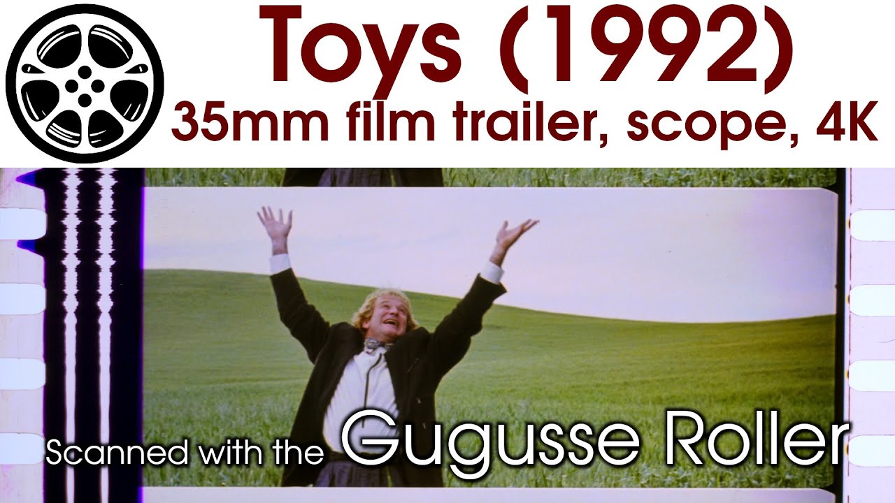 Miniature de la vidéo Toys (1992) 35mm film trailer, scope 4K du film Toys