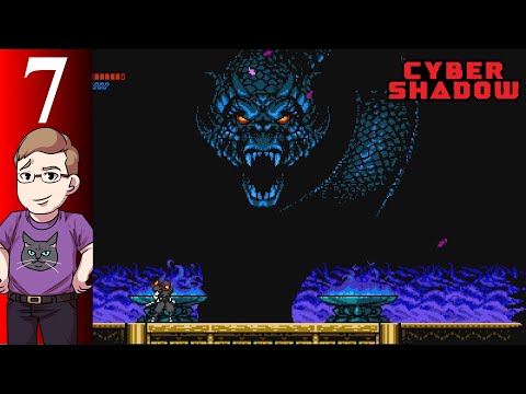 Let's Play Cyber Shadow (Blind) Part 7 - Outskirts, Breaking the Firewall, The Dragon, and the Ethos