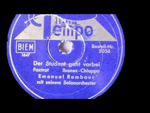 Gestatten, Emanuel Rambour (3) - Der Student geht vorbei