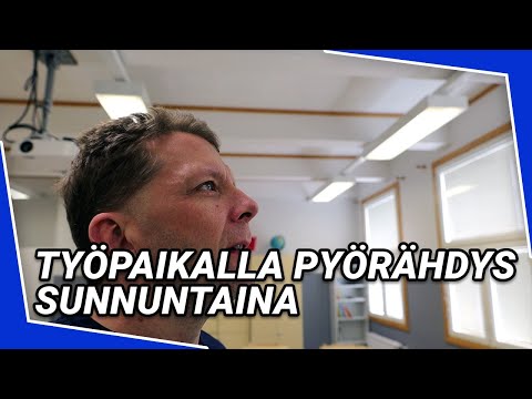 Työpaikalla pyörähdys sunnuntaina