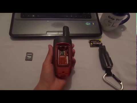 How to insert a micro SD Card in a Garmin Handheld Device