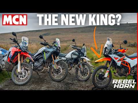 2025 lightweight adventure battle! | KTM v Enfield v Honda v CFMoto | MCN