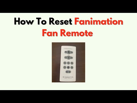 How Do I Resync My Fanimation Remote