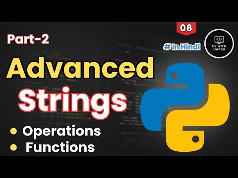 Master Python Strings Slicing Skip Value Functions Hindi Tutorial