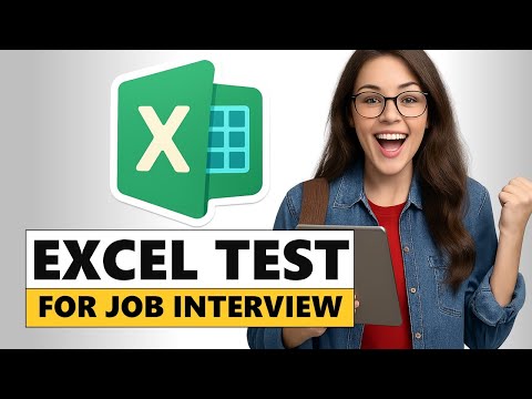 How to Pass EXCEL TEST FOR JOB INTERVIEW - Questions and Answers with Solutions