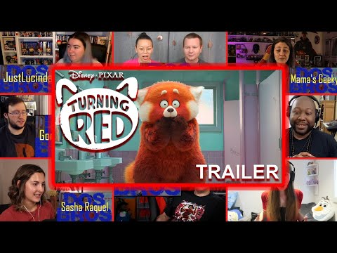 Turning Red | Official Trailer | Trailer Reaction Mashup