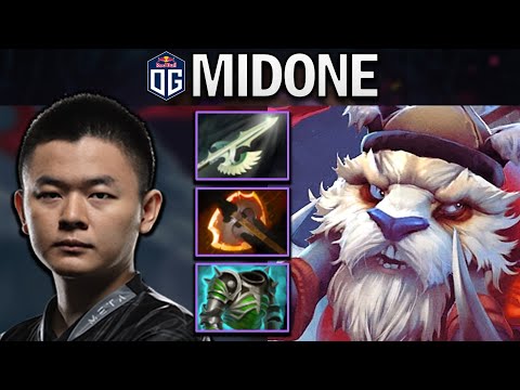 OG.MIDONE TUSK WITH BATTLEFURY - DOTA 2 7.27 GAMEPLAY