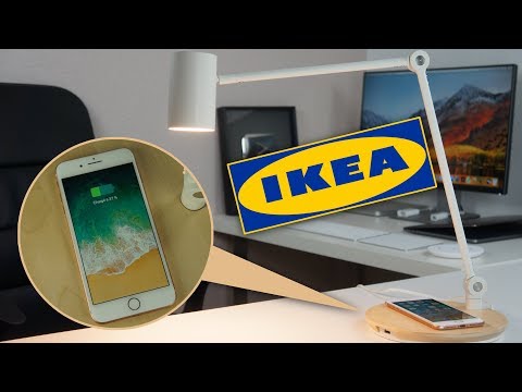 Charger un iPhone 8 avec une lampe IKEA Video
