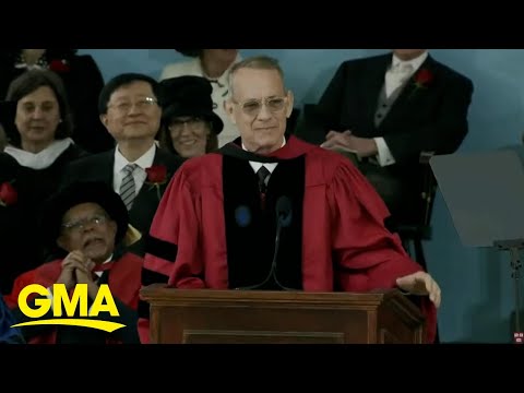 Tom Hanks Delivers Harvard’s Commencement Speech