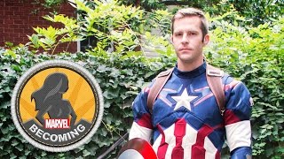 Cosplayer 2PlayerGame becomes Captain America - Marvel Becoming