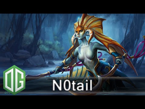 OG.N0tail Naga Siren and Cr1t- Mirana Gameplay - Ranked Match - OG Dota 2