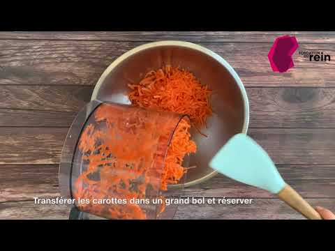 Salade de carottes râpées à la vinaigrette citron-dijon
