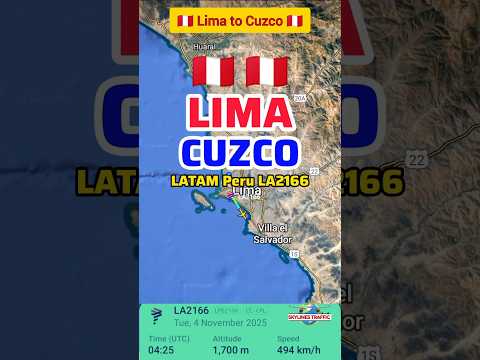 Lima to Cuzco 🇵🇪 Flight | LATAM Peru LA2166 | Airbus A320-214 #aviation #latam #peru #flightjourney