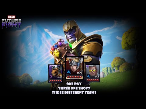 Marvel Future Fight - WBU Thanos Gets One Shots Three Times a Day
