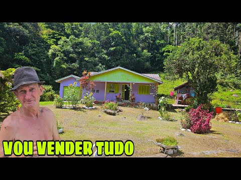 AGRICULTOR DESISTIU DO INTERIOR E DE MORAR SOZINHO COLOCANDO TUDO A VENDA  