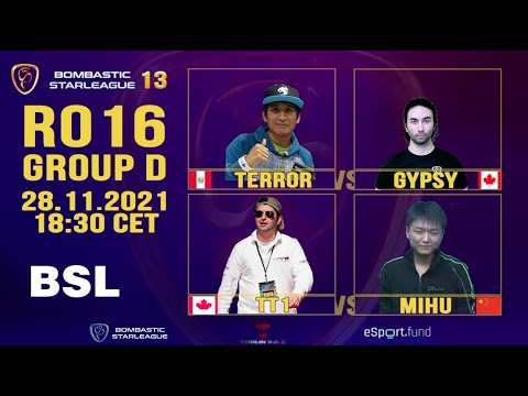 BSL13 - Ro16, Group D - TerrOr, gypsy, TT1, & Mihu - StarCraft Remastered Pro Tournament