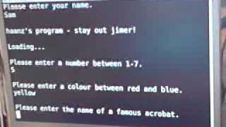 This infernal machine..!