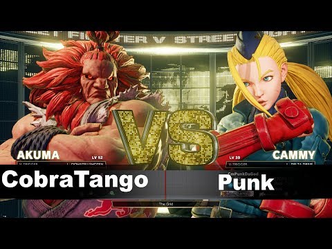 SFV/SF5 AE CobraTango (Akuma) vs Punk (cammy) Ranked match set