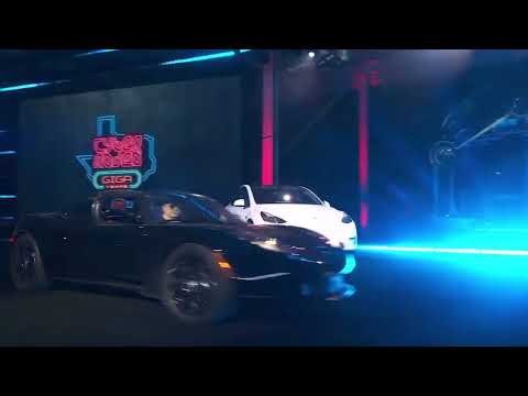 Elon Musk Cyber Rodeo Grand Entrance at Texas Gigafactory! Epic!