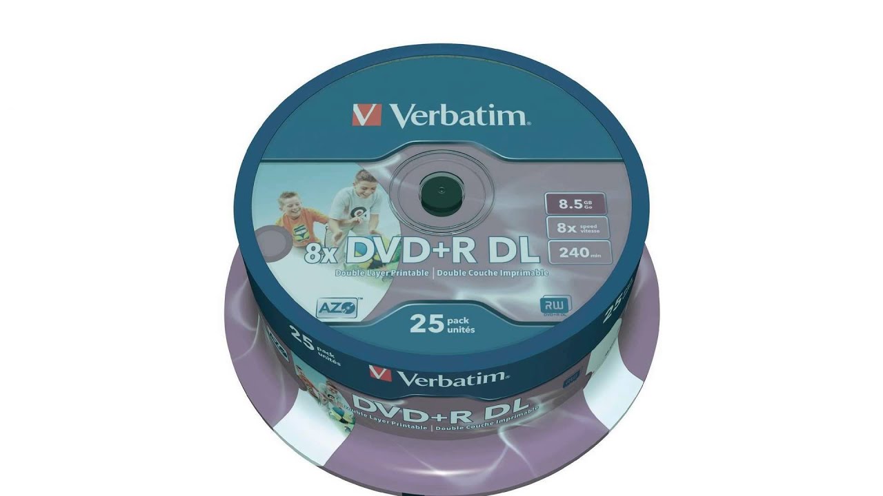 Verbatim DVD+R DL 8 5GB 8X 25 ks SP PRINT