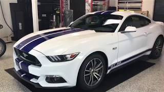 Racing stripes on another Mustang - Dedona Tint & Sound