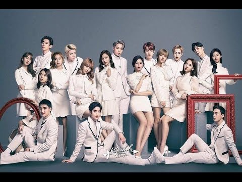 EXO and TWICE moments