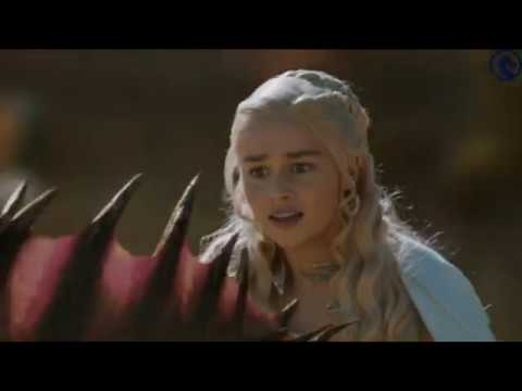 Game of Thrones: Dragon Saves Daenerys from sons of Harpy (Dragon Attacks)