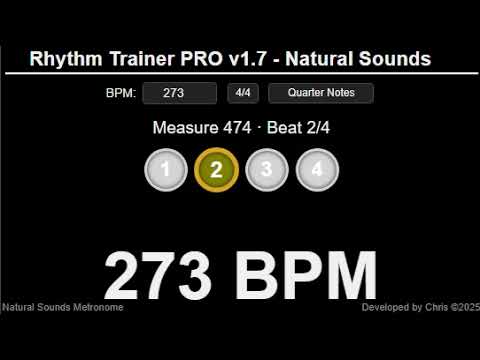 Metronome 273 BPM