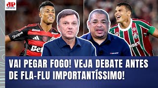 ‘Isso aí esquece: o Flamengo contra o Fluminense não vai…’; olha esse debate sobre o Fla-Flu