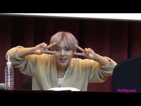 191207 Hottrack Fansign - Jihoon Focus