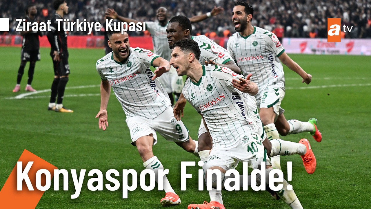 Konyaspor'u finale taşıyan gol! ⚽ - Beşiktaş 0 - 1 Konyaspor Ziraat Türkiye Kupası Yarı Final