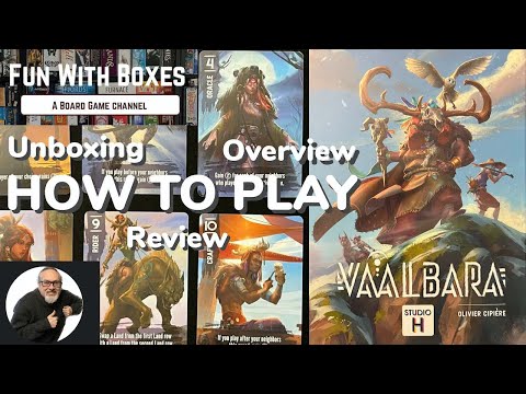 VAALBARA Board Game | from Studio H Games | Unboxing Overview and How to Play | Olivier Cipiere