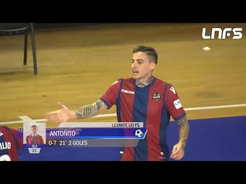 Gol Antoñito (0-7) Gran Canaria - Levante UD FS. J1, 1Div. LNFS