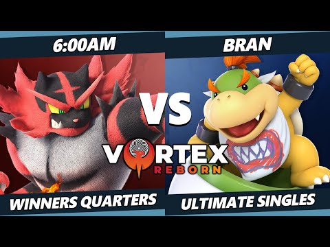 Vortex Legends 17 - 6:00am (Incineroar) Vs. bran (Bowser Jr) SSBU Ultimate Tournament