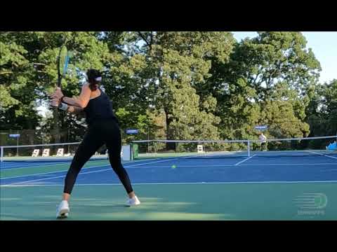 Louisa Chirico Practice | Citi Open Washington Tennis | 2022 | SLOW MOTION COURT LEVEL