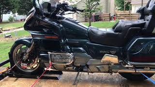 The CORRECT way to transport, haul, tow a Goldwing 1500 or any big motorcycle