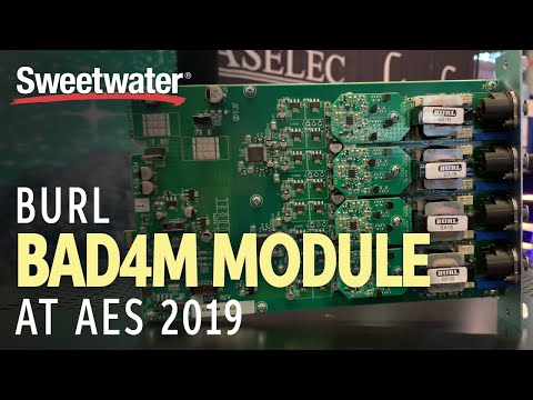 Sweetwater at AES 2019 — Burl Audio BAD4M AD Converter Module