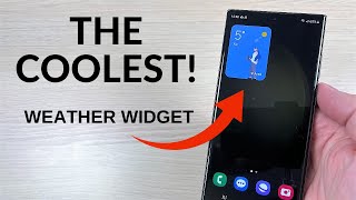 How to Add (Change) WEATHER WIDGET on Samsung Galaxy S23 (Plus & Ultra)