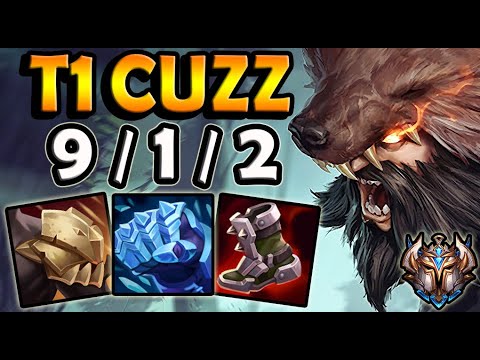 UDYR Jungle vs OLAF [ T1 Cuzz ] Ranked Challenger Korea ✅
