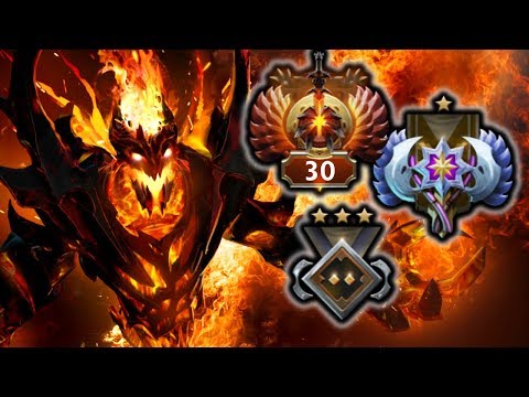 Skill Level of Shadow Fiend at 3 Different Ranks - Replay Analysis