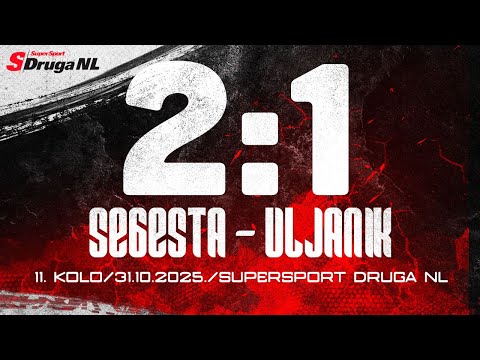 SAŽETAK | HNK SEGESTA - NK ULJANIK 2:1 (SuperSport Druga NL, 11. kolo, 2025/26)