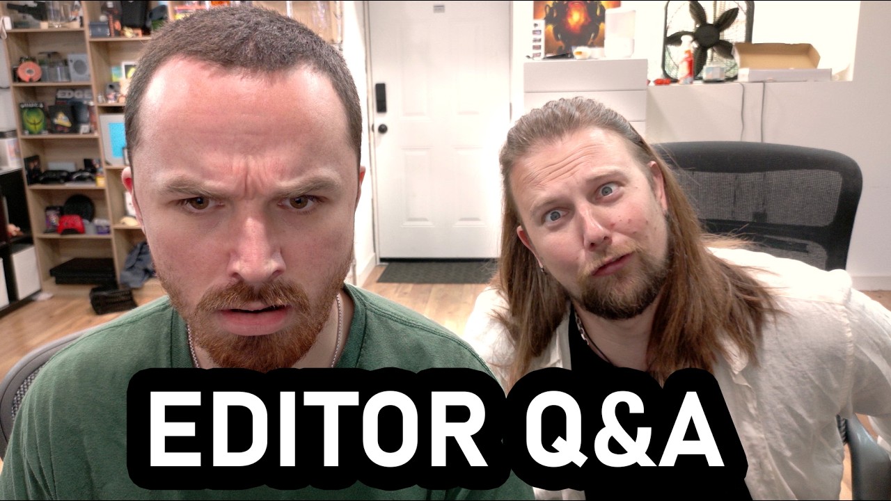 This is my editor. Ask him something