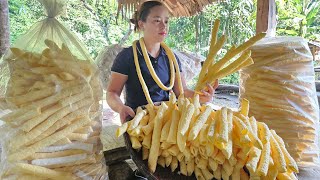 Popcorn Making Process Goes to market sell | Plant chayote - Gardening