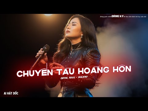 Chuyến Tàu Hoàng Hôn (Metal Rock Version) - Bolero Rock Cực Cháy | AI Hát Dốc