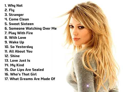 HILARY DUFF GREATEST PLAYLIST