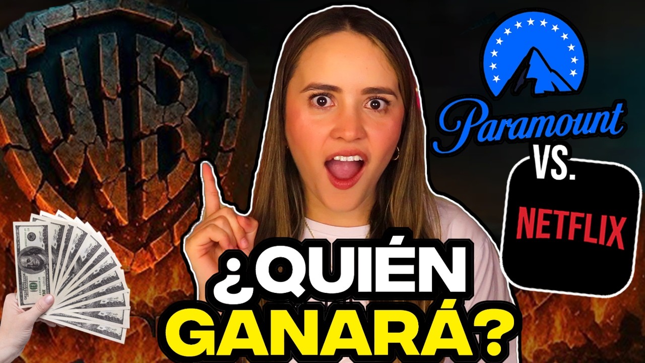 LA MAYOR BATALLA de estudios HOLLYWOOD🔥🤯 Netflix vs. Paramount ¿Quién comprará WARNER? 🤔