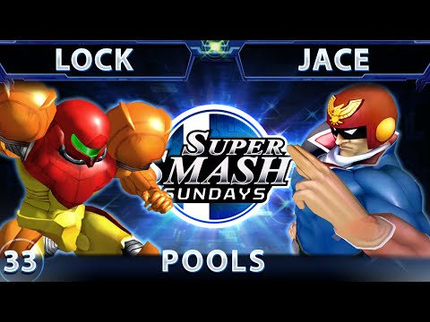 SSS 33 Lock (Samus) Vs. Jace (Falcon) SSBM - Pools - Smash Melee