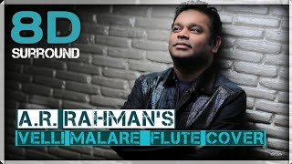 Velli Malare Flute Cover 8D || A.R. Rahman || Jodi || Prasanth || Simran