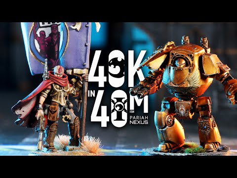 Custodes Look to Quell Cult Uprising! Warhammer 40k Narrative Game in 40 minutes